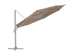 11.5ft Deluxe Offset Patio Umbrella Canopy Replacement - Sandy Brown