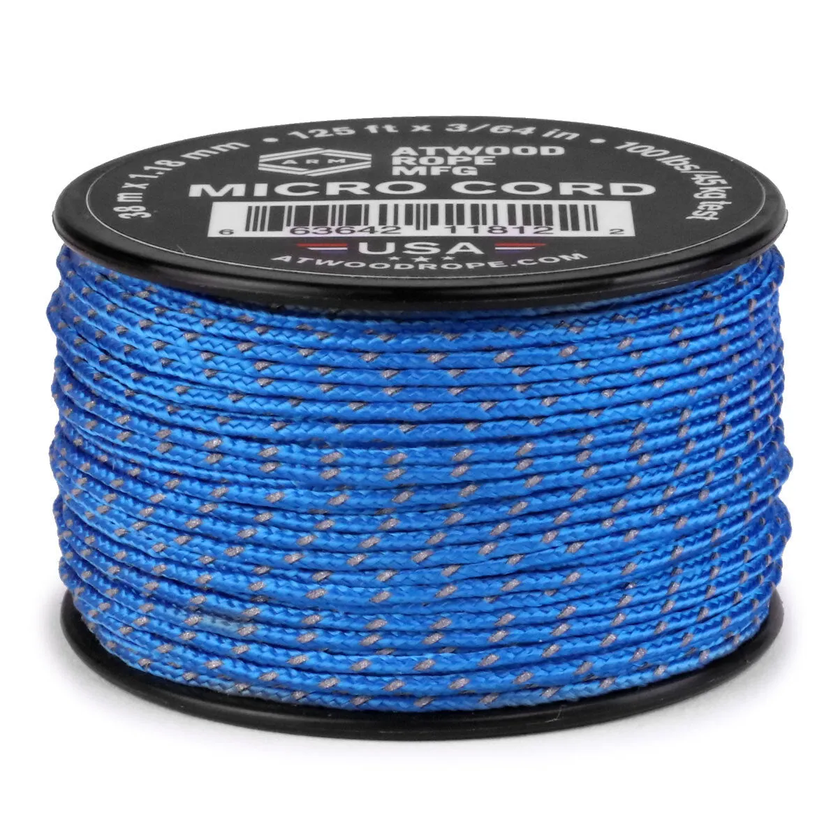 1.18mm Micro Cord Reflective - Blue