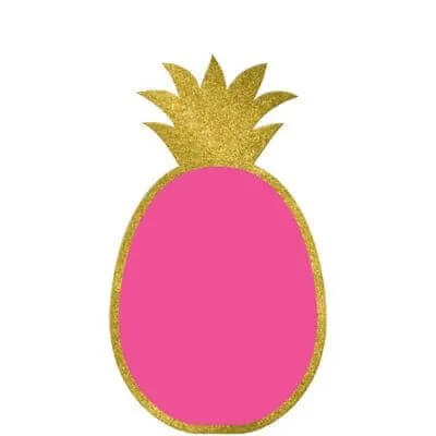 Aloha Easel Sign Chalk Pineapple