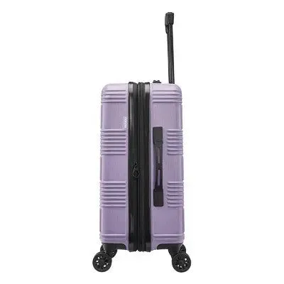 American Tourister NXT Checkered Hardside Carry On Spinner Suitcase - Soft Lilac