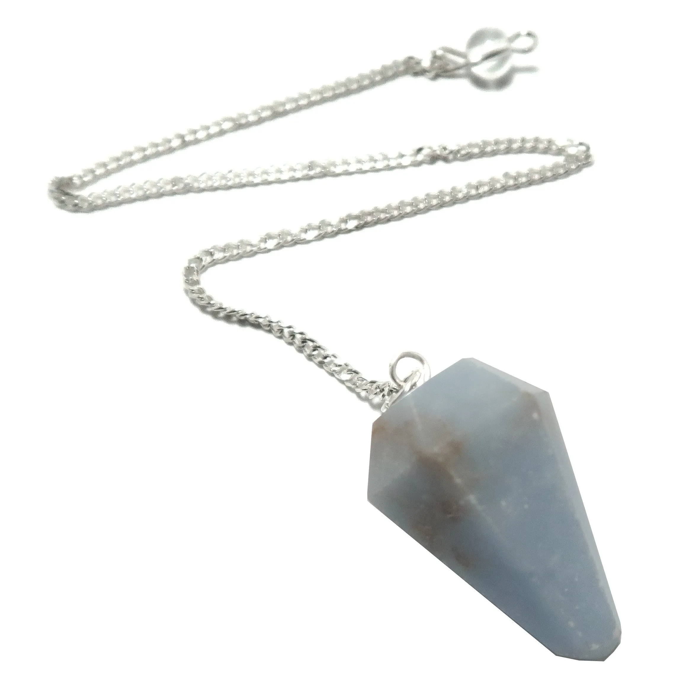 Angelite Pendulum Tick Talk to Angels Stone