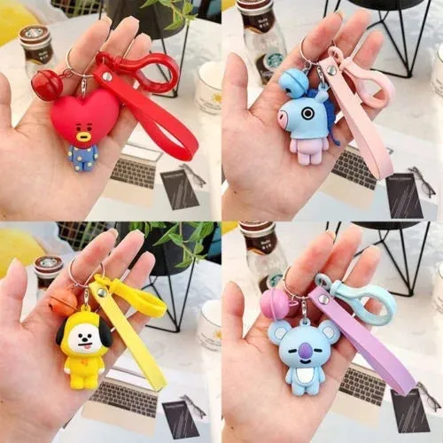 BTS Band Rj | Silicone 3D Lanyard | Keychain