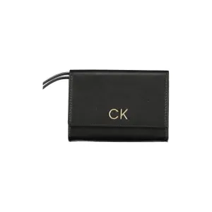 Calvin Klein Sleek Compact Designer Wallet in Black