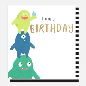 Caroline Gardner - Monster Stack Birthday Card