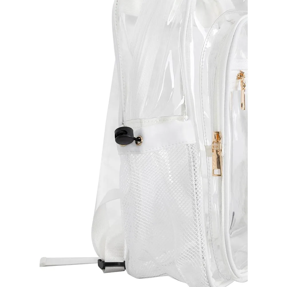 Clear Backpack White