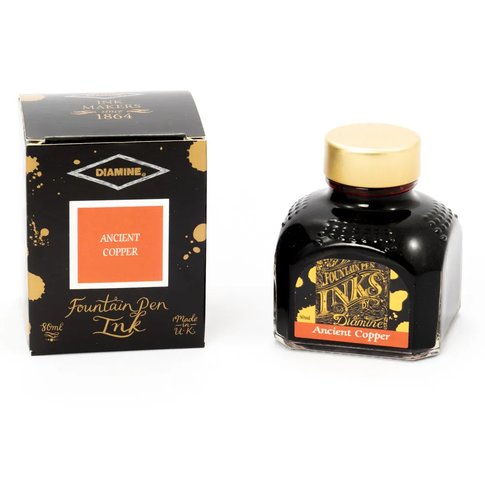 Diamine Ancient Copper (80ml) Bottled Ink