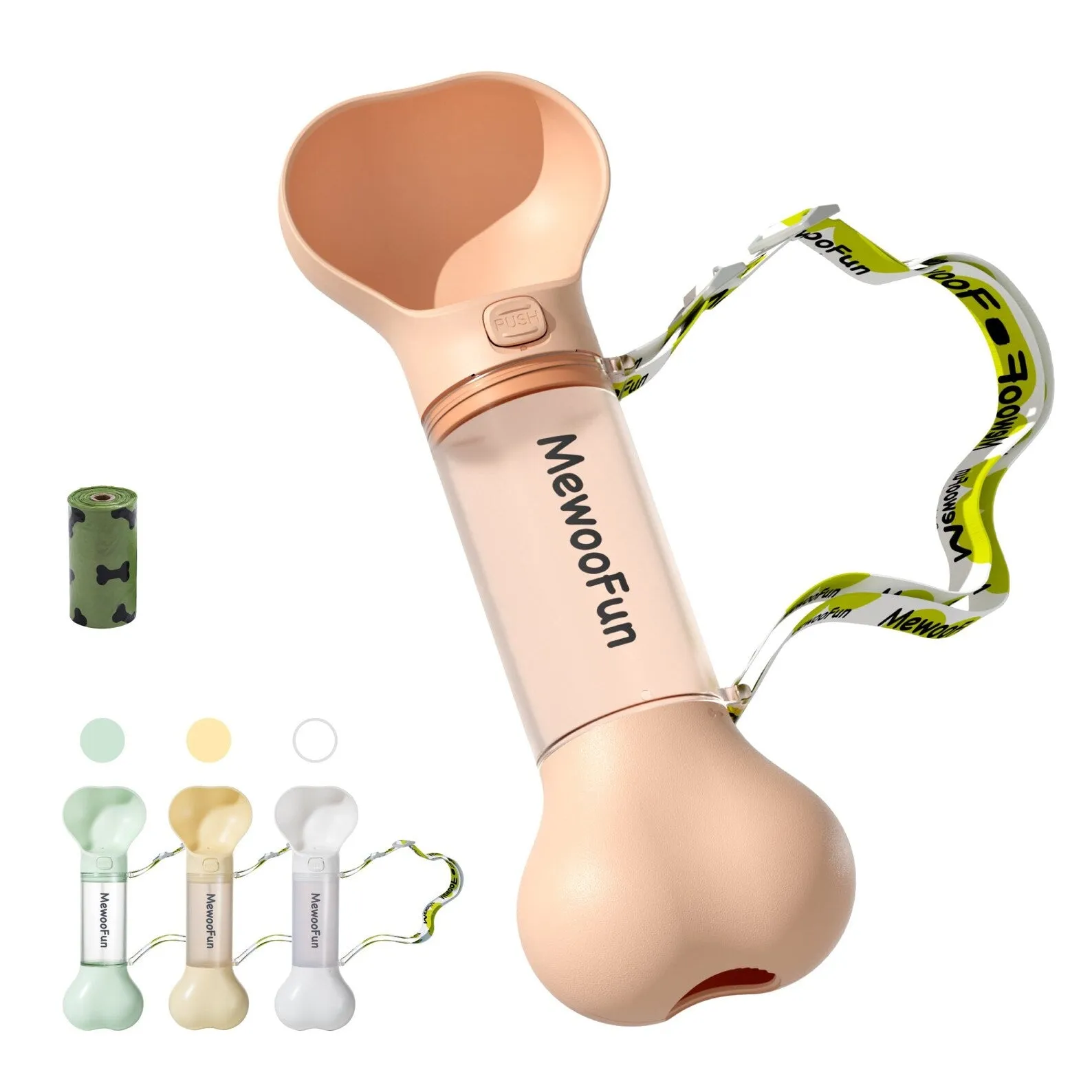 Dog Bone-Shaped Portable Water Bottle | MewooFun