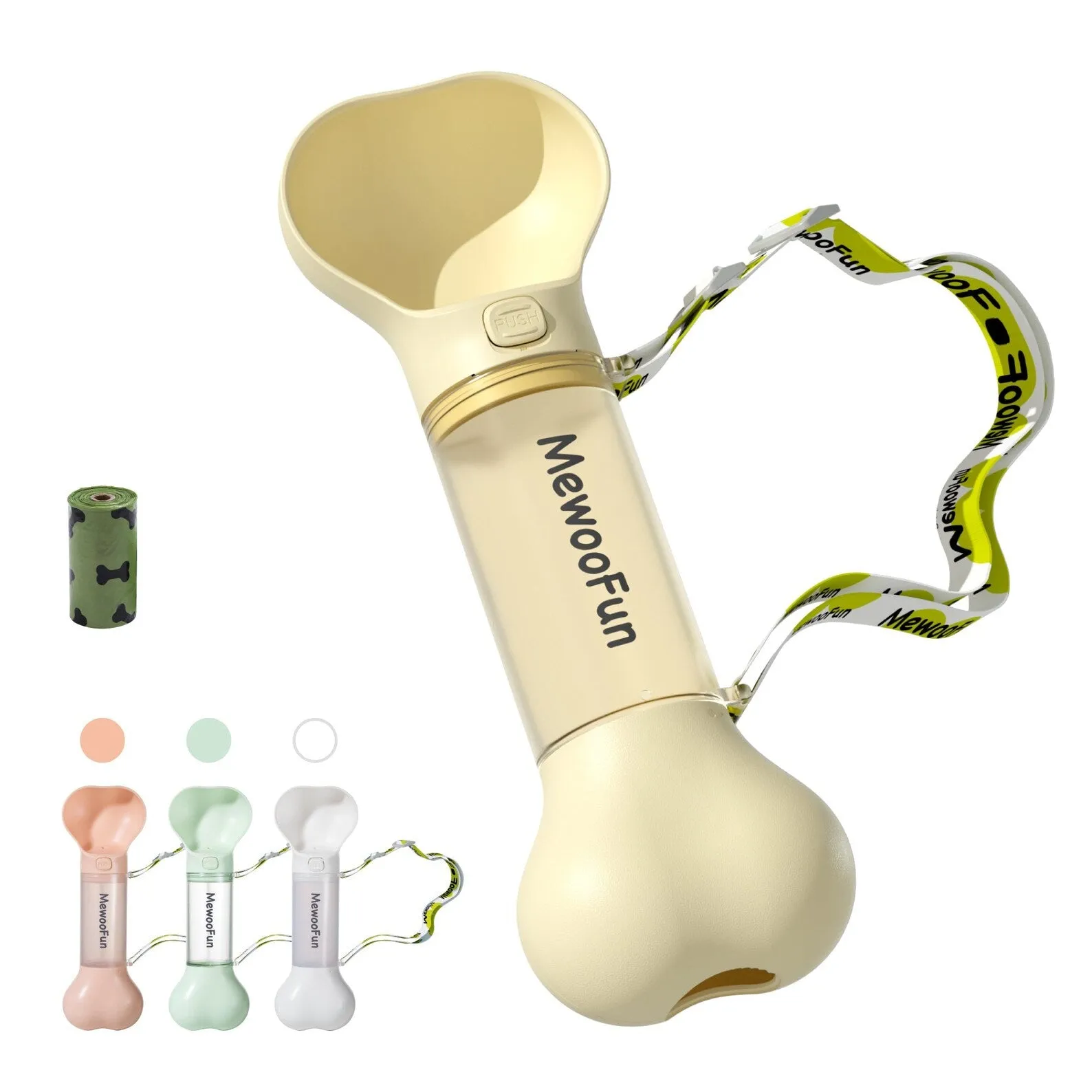 Dog Bone-Shaped Portable Water Bottle | MewooFun