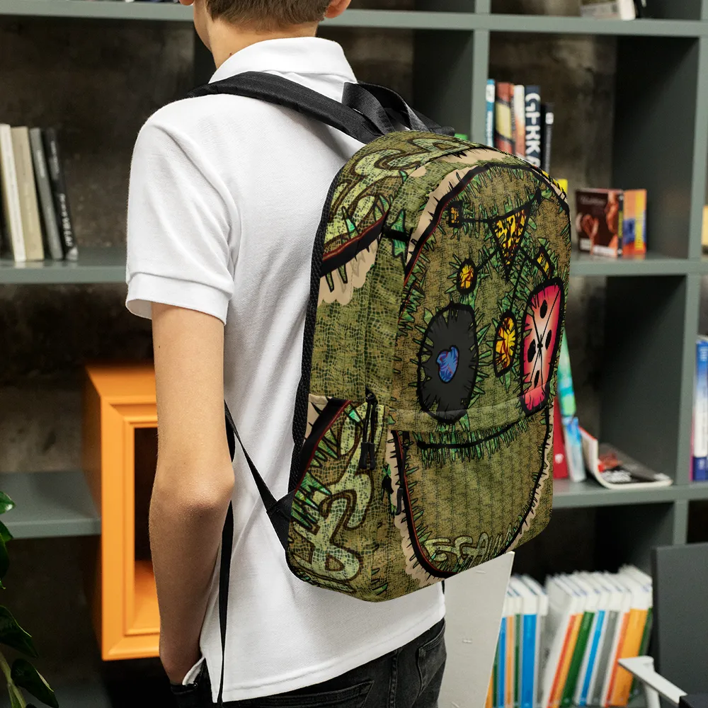 Egauw Temple of Tears Caricature Backpack