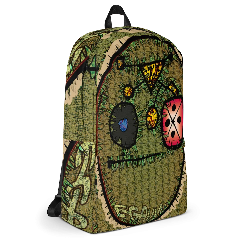 Egauw Temple of Tears Caricature Backpack