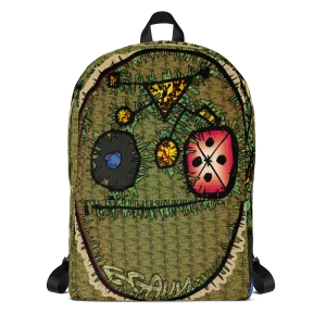 Egauw Temple of Tears Caricature Backpack