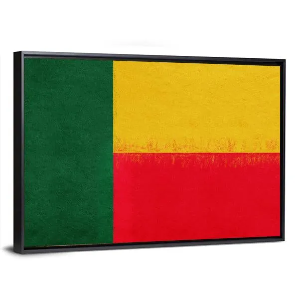 Flag Of Benin Canvas Wall Art