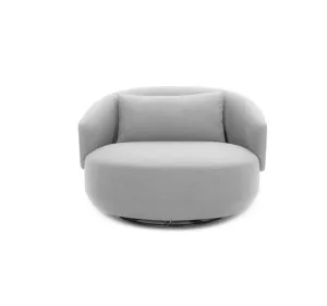 Gatsby Light Grey Swivel Chair