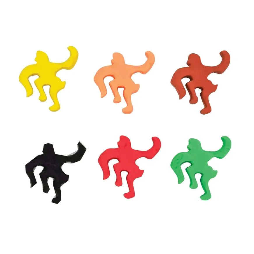 Geddes Big Foot Puzzle Erasers 6pk