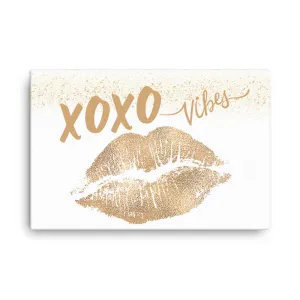 Gold Lips Love Vibes Canvas lioness-love