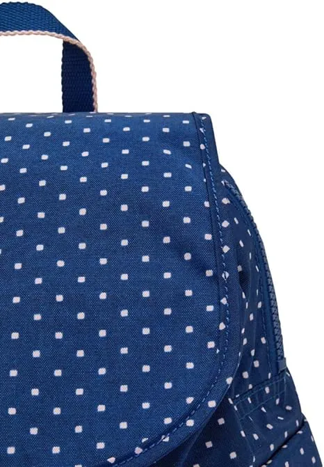 Kipling City Pack Women's Small Backpack, Soft Blue Polka Dot