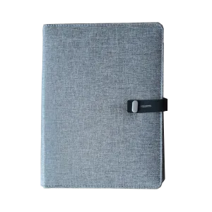 KP2238 Binghamton RPET Padfolio w/ Wireless Charger