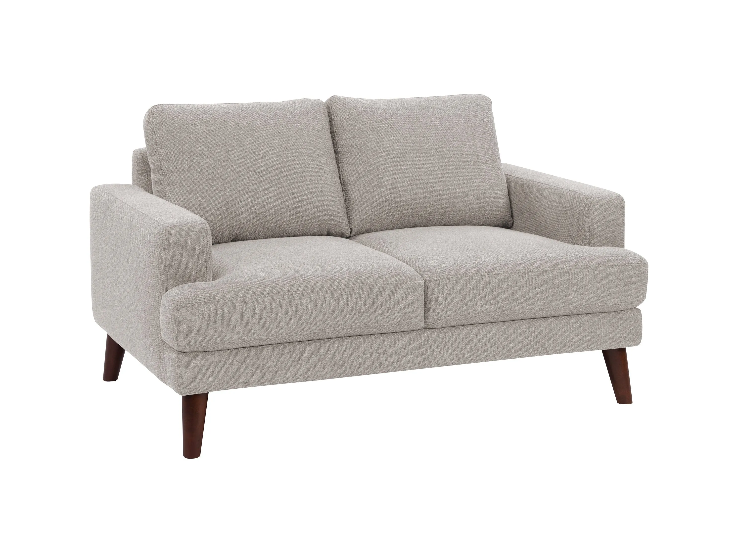 Light Grey Modern Loveseat