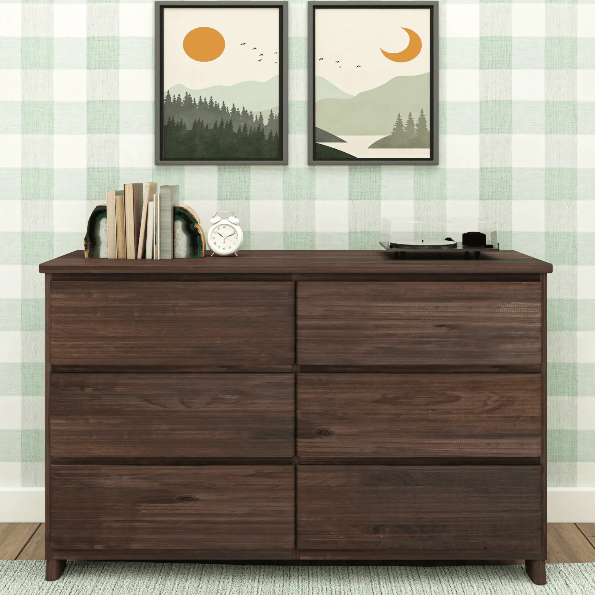 Modern Farmhouse 6-Drawer Dresser