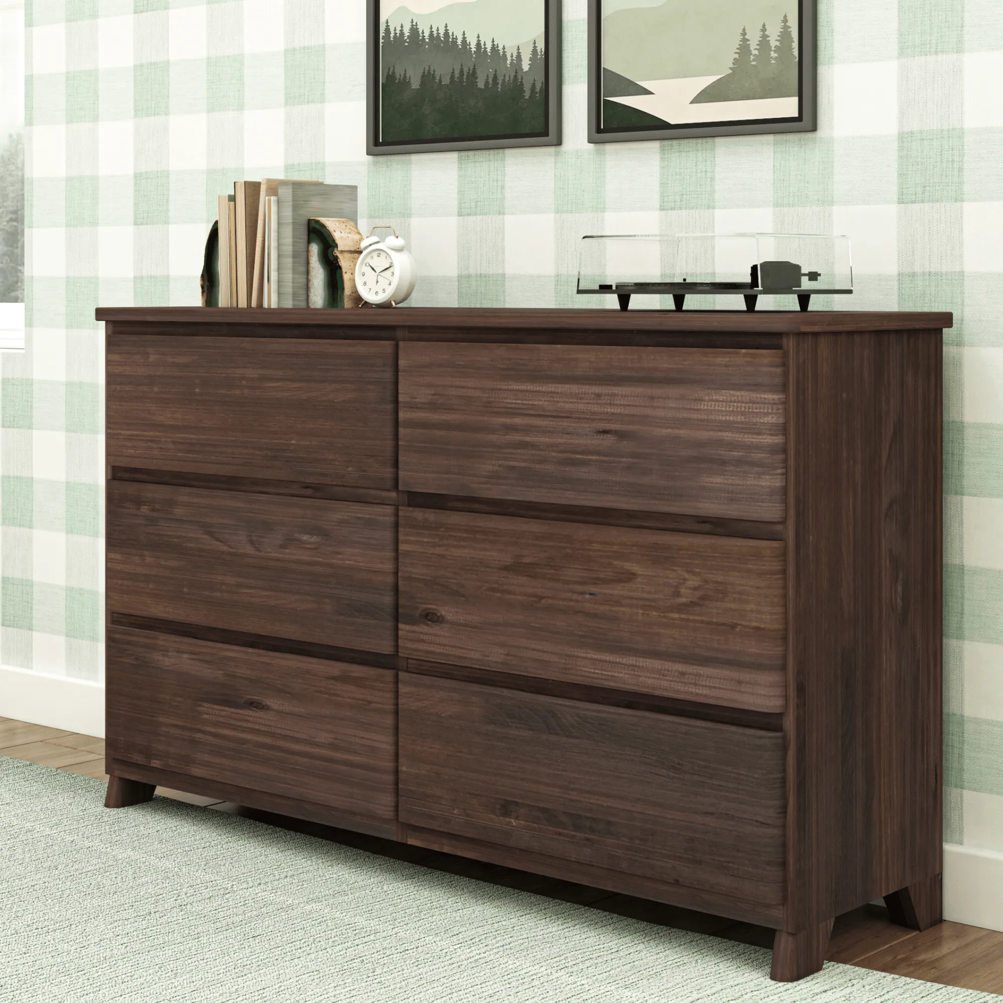 Modern Farmhouse 6-Drawer Dresser