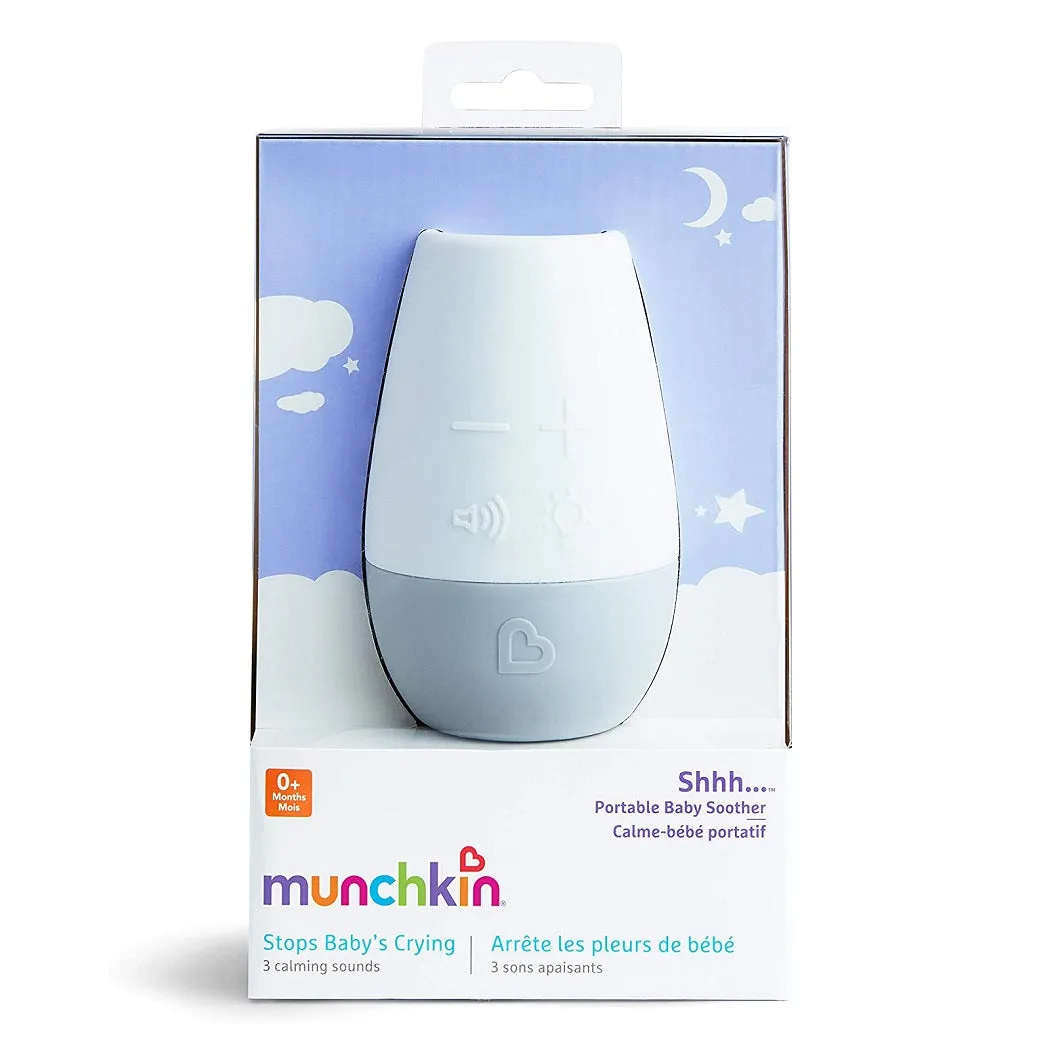 Munchkin Shhh... Portable Sound Machine (White & Grey)