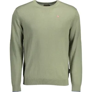 Napapijri Green Wool Men Sweater