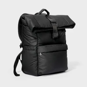 New - Puffer 16" Backpack Black - Open Story️