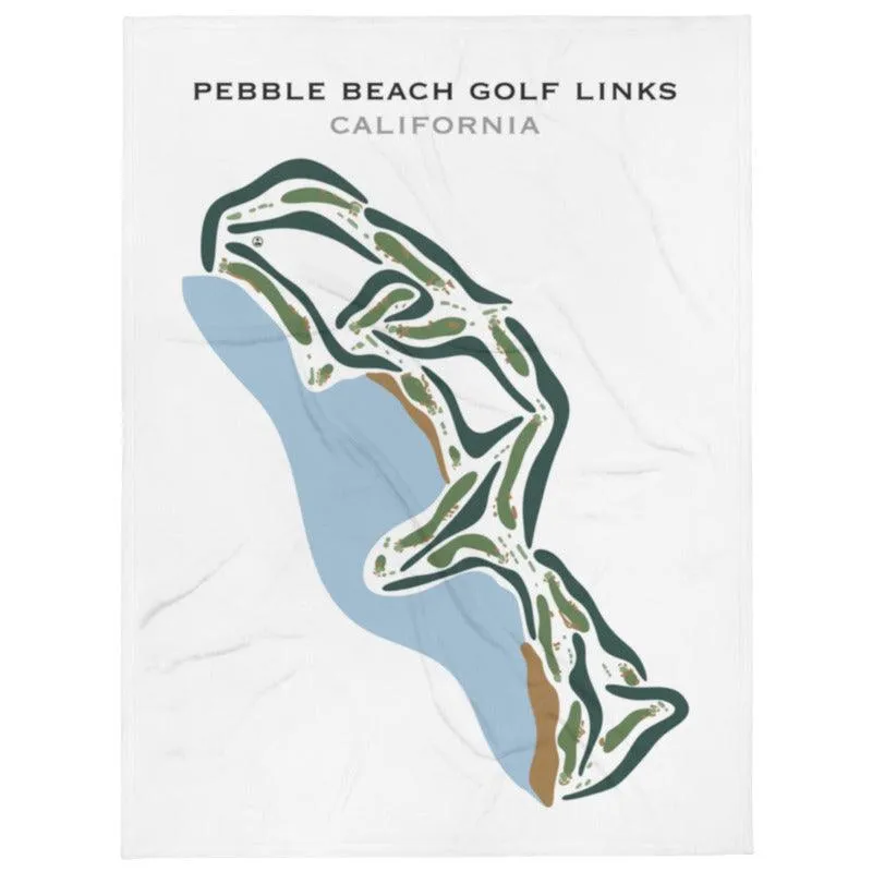 Pebble Beach Golf Links, California - Printed Golf Courses