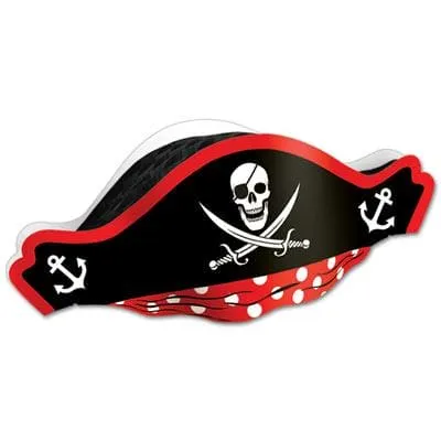 Printed Paper Stock Pirate Hat