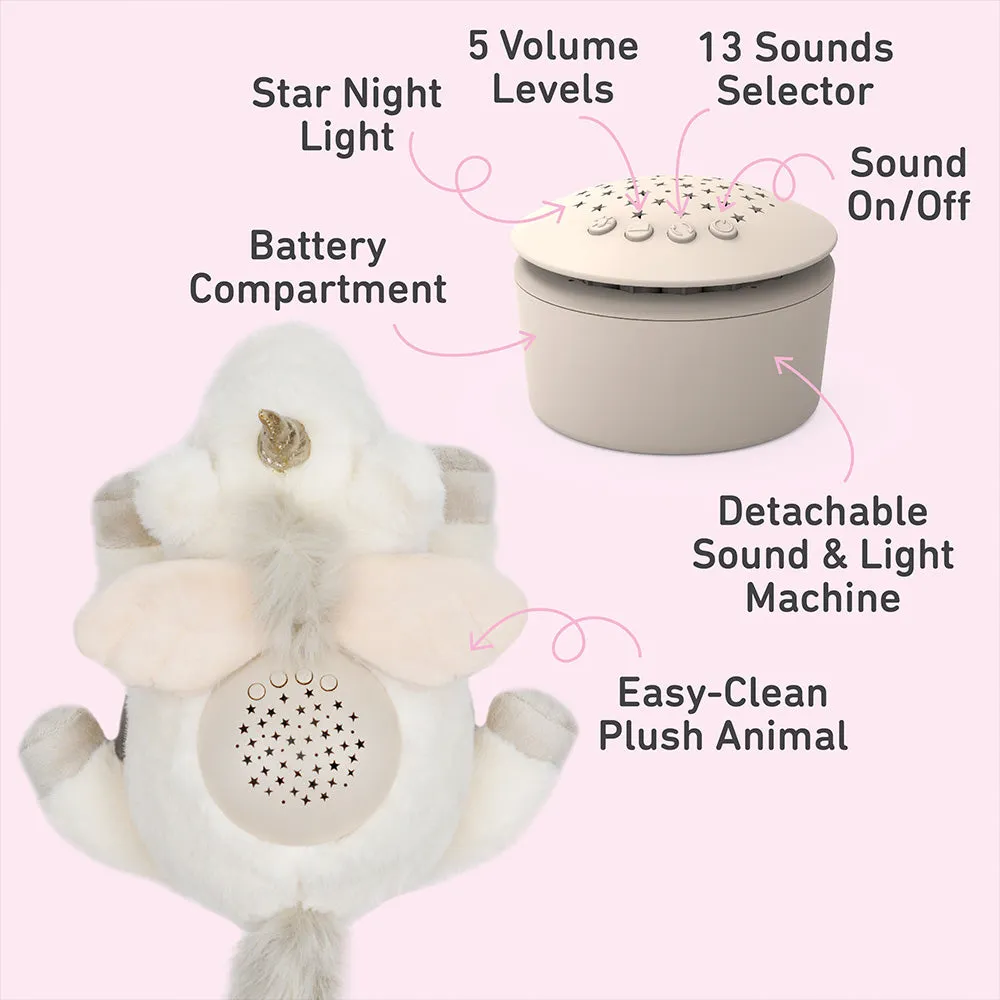 PureBaby® Sound Sleepers Sound Machine and Star Projector - Unicorn