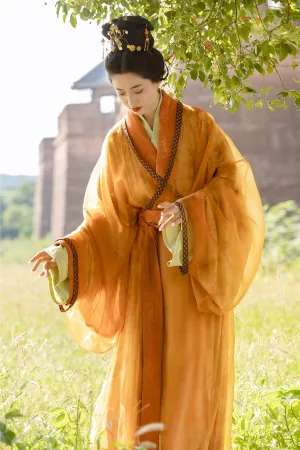 Qiu Se 秋瑟 Autumn Ripple Han Dynasty Zhiju Robe