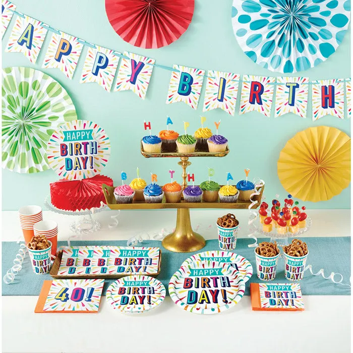 "30" Birthday Burst Luncheon Napkin (16/Pkg)