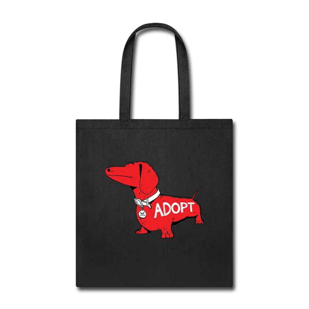 "Big Red Dog" Tote Bag