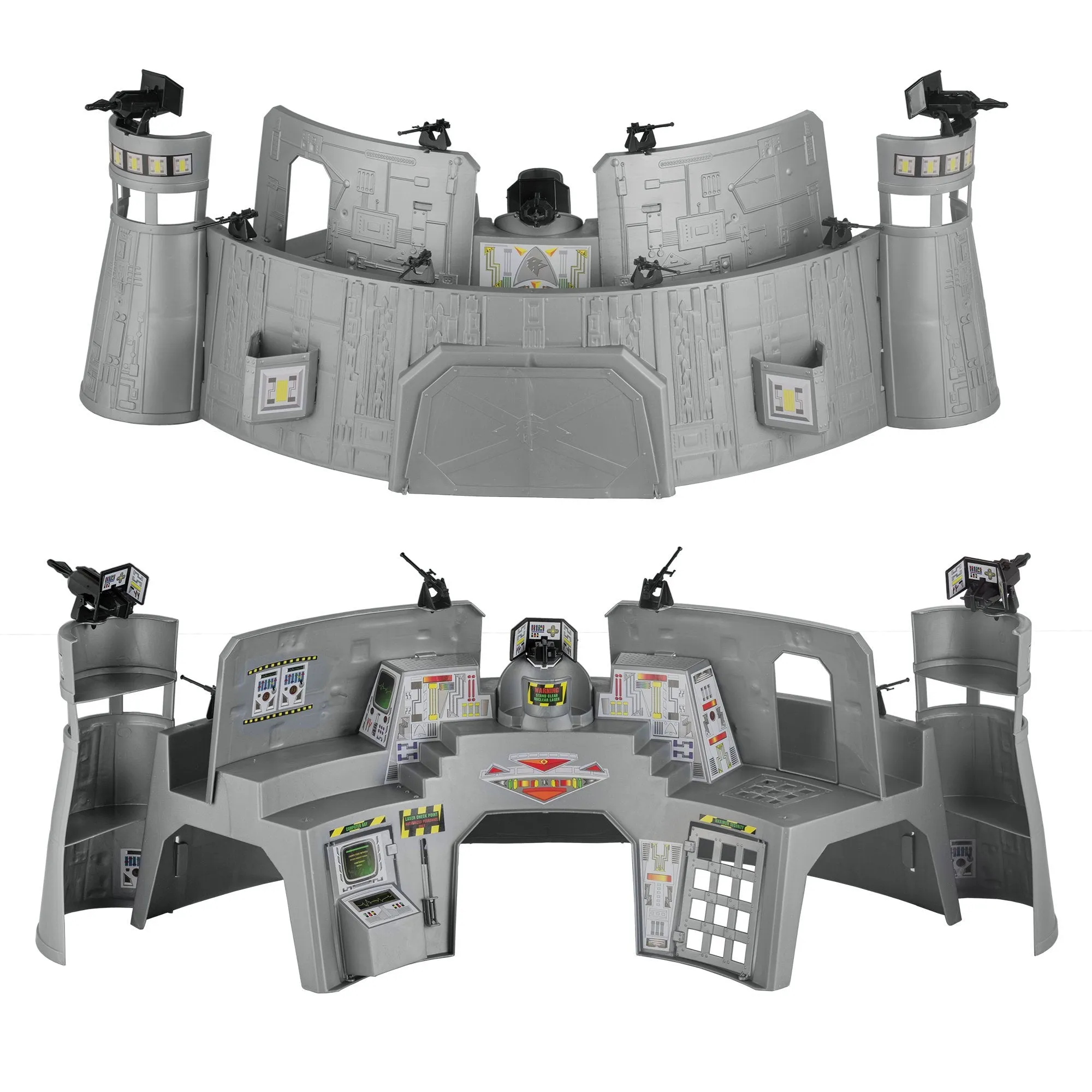 TimMee Star Attack BATTLE STATION - Action Figure Size for Play & Display - USA