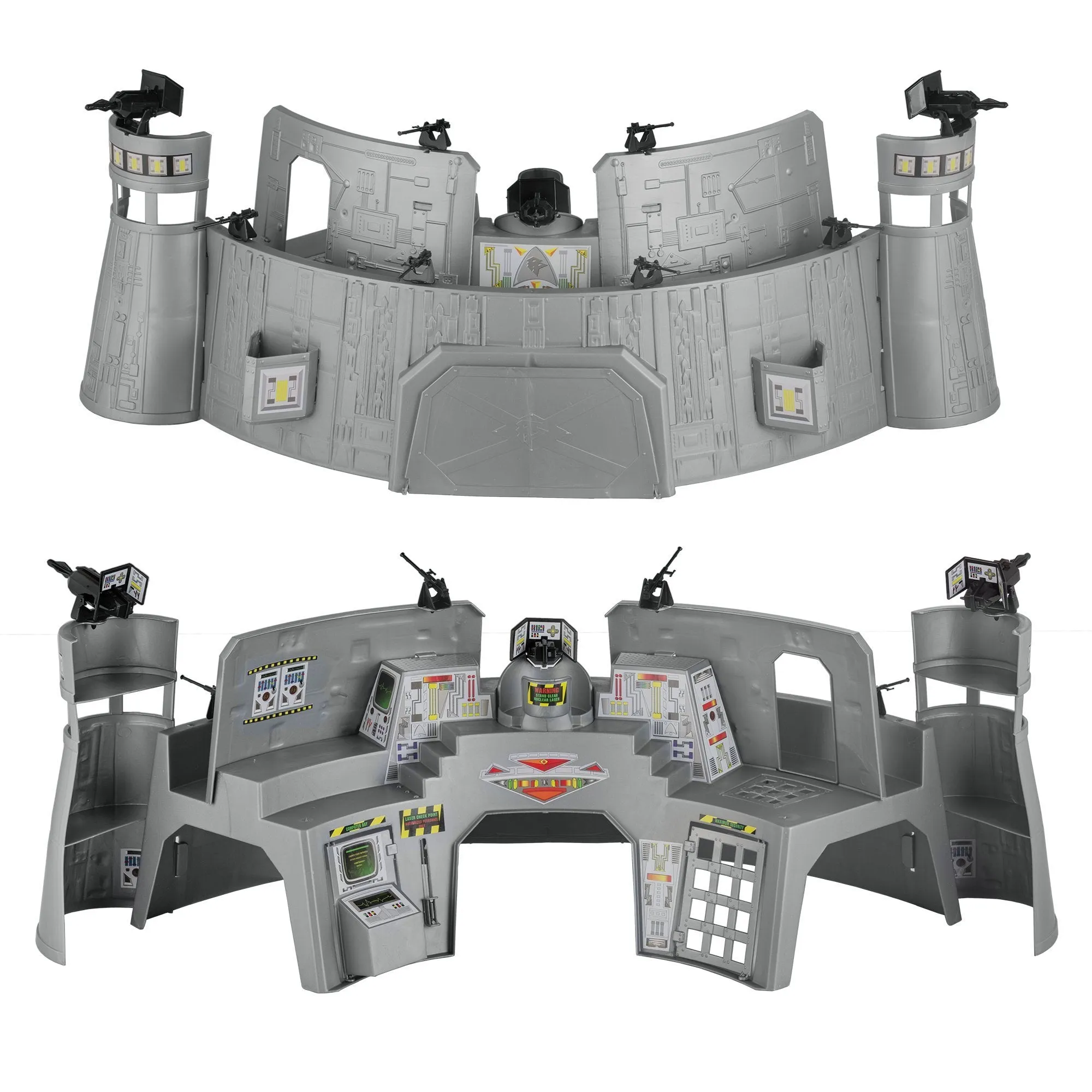 TimMee Star Attack ULTIMATE Battle Station - Action Figure Size for Play Display