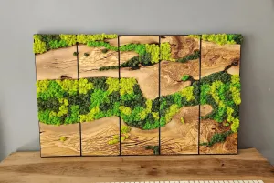 Unexplored Moss Forest | Premium Handmade Wall Sculptures